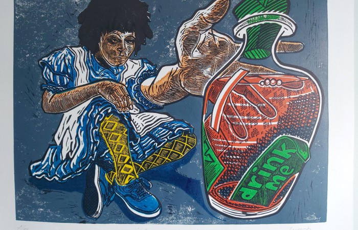 Bleu Electriqué (580mmx420mm)