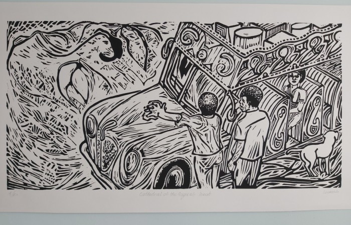 Cathedral of the August Heat (910mmx450mm)