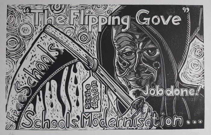 'The flipping Gove' (750mmx470mm)